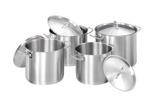 Cookware set 4 pots with lid,Stainless steel,IND