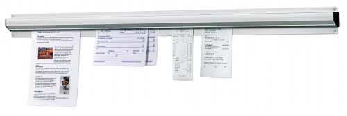 Label holder 610mm, Aluminium 