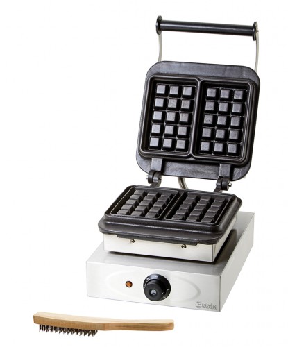 Waffle maker, 1x Brussels plate