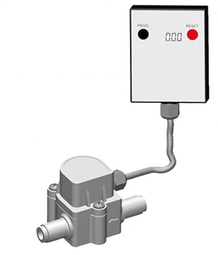 Water meter for water filter