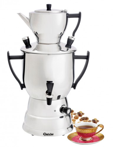 Samovar, 3L, with tea pot 1,2L