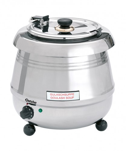 Soup kettle De Luxe, 9L, Stainless steel