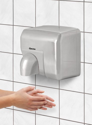 Hand dryer, 2,1kW, Stainless steel