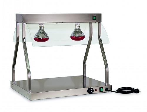 Countertop hotplates with infrared overhead gantry - GN 2/1