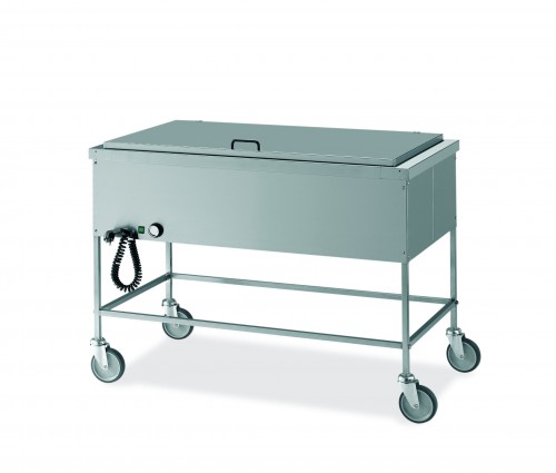 Bain Marie trolleys with lid - 3x GN 1/1