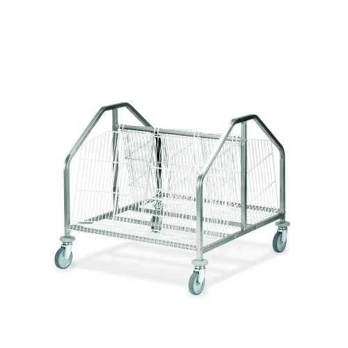 Plate trolleys - Plate capacity 300 - Single (3+3 columns - 2 sides)