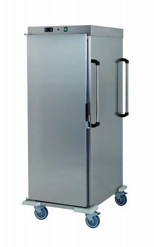 Tray/pan mobile cupboards 2/1 GN - Loading capacity: 18 Trays - Heated version