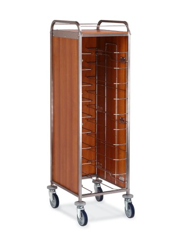 Universal Tray trolleys with melamine-faced panels on 3 sides - Loading capacity 10