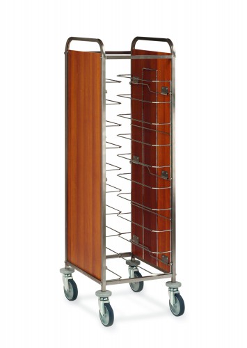 Universal Tray trolleys with melamine-faced panels on 2 sides - Loading capacity 10