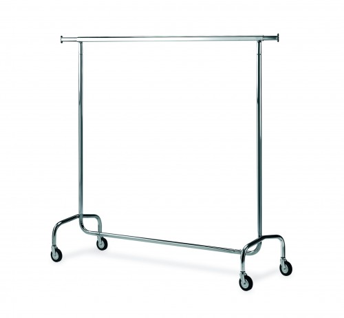 Garment rails, chrome -plated steel frame