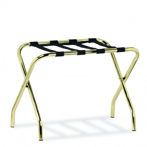 Brass - plated tubular steel frame - Ø; 2.5cm - Without back guard - cm 68x43x51