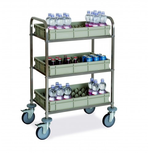 Mini bar restocking trolleys