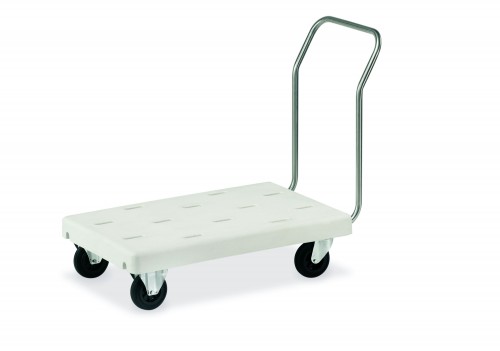 Polyethilene platform trucks - Rigid round tube handle