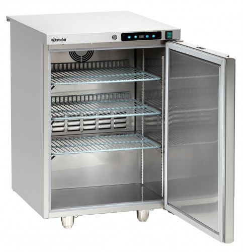 Refrigerator ventilated, 161L, Stainless steel