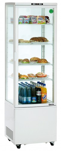 Refrigerated Show-Case 235L,rollers