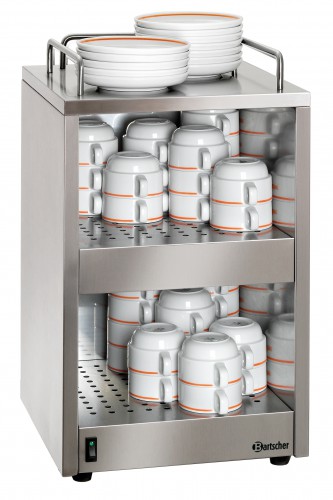 Cups warmer 72 cups, Stainless steel