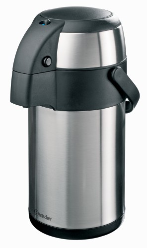 Cafetière pompe 2,5L, Acier inoxydable