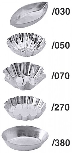 Petit Four Moulds, Boat mould plain