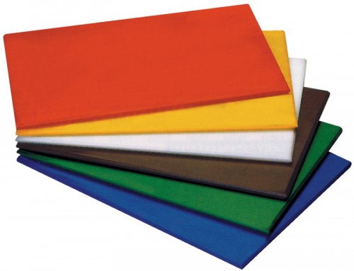 Colour Coded Cutting Board white