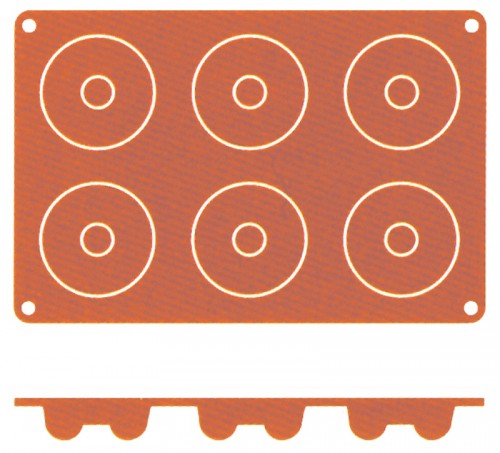 Non-Stick Baking Mat Savarin Moulds