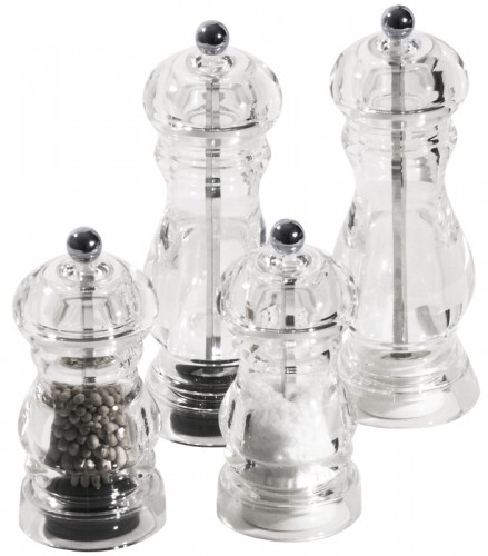 Acrylic Salt/Peppermill Set