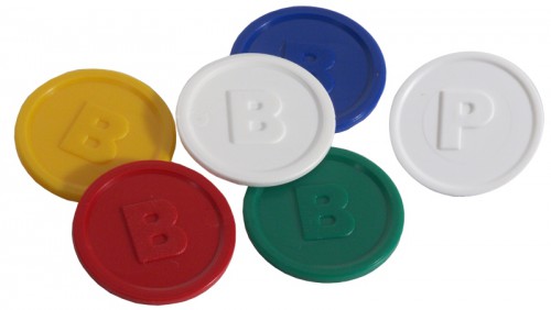 Tokens white "B"