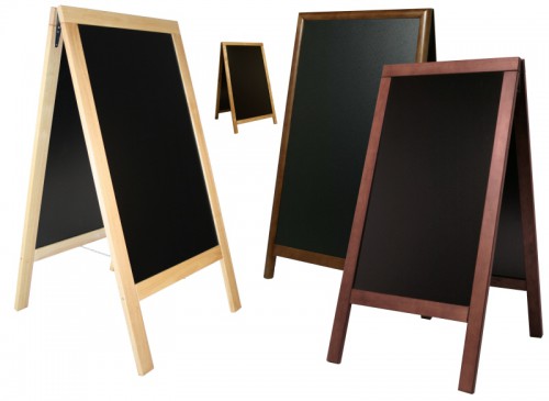 Sandwich Board, mahogany