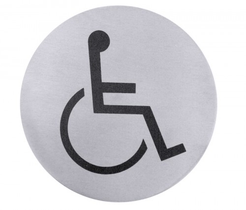 Signes de toilettes, personnes handicapées