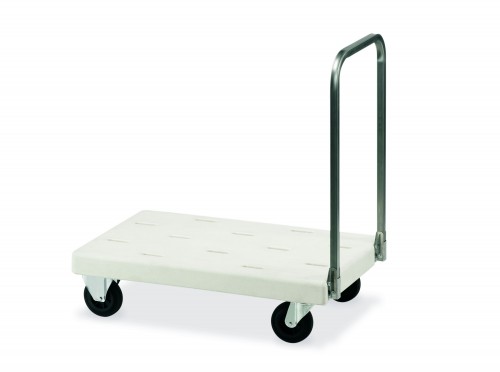 Polyethilene platform trucks - Folding square tube handle