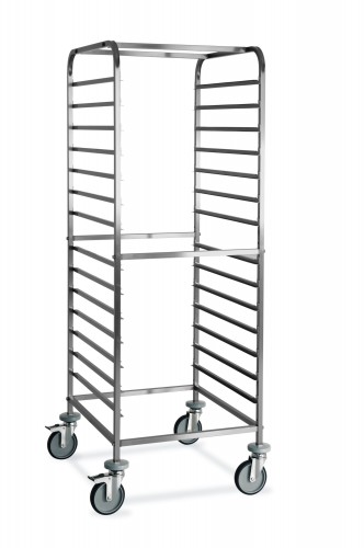 GN Container trolleys with C-shaped runners - Loading capacity  14 2/1GN