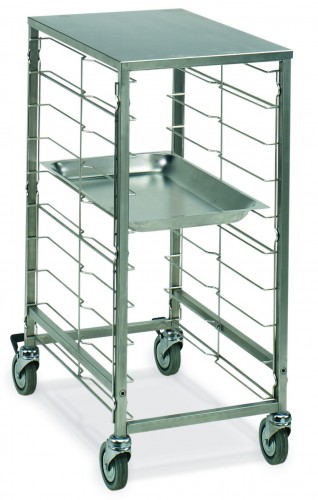 GN Container trolleys with wire supports - Loading capacity  9 1/1GN