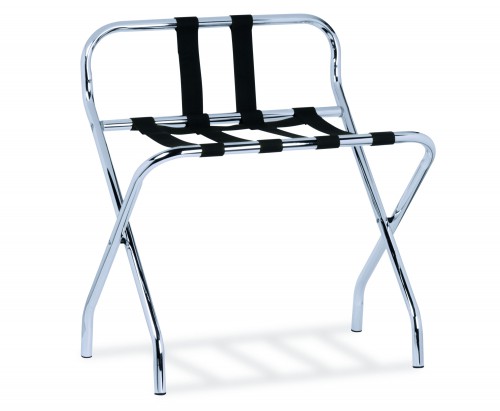 Chrome plated tubular steel frame - Ø; 2cm with back guard - cm 56x40x58