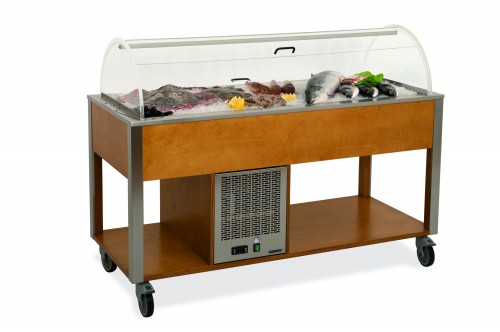 Refrigerated trolleys 4x1/1 GN lacquered RAL colour