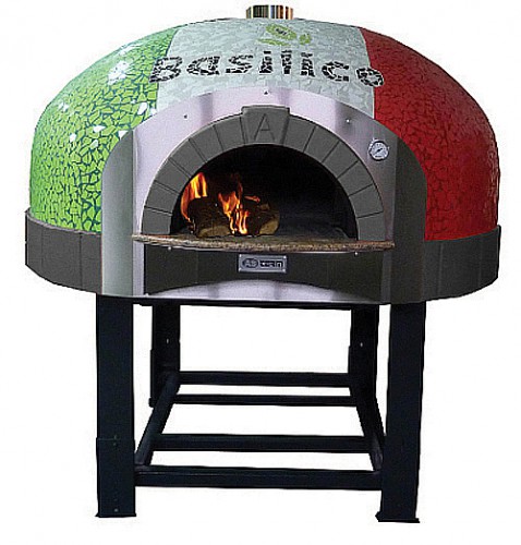 Wood-burning pizza oven D120 Mosaic Italy