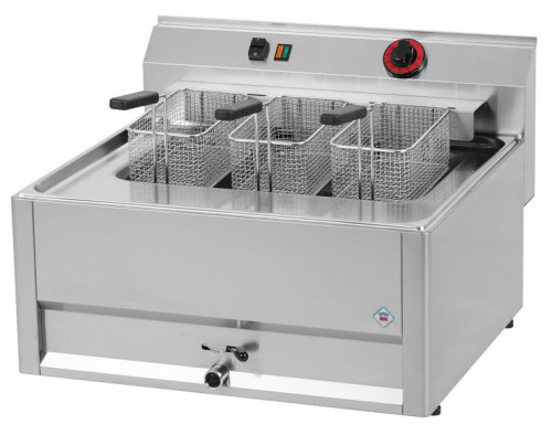 Electric fryer  660x600x290 mm, tank capacity: 2x8 litres