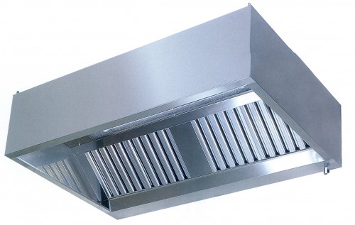 Wall mounted hood (box-form) 2200x1200x450 mm