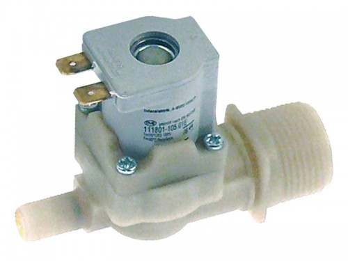 Solenoid valve single straight 230 V