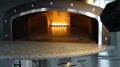 Mixed gas-wood-burning pizza oven mosaic