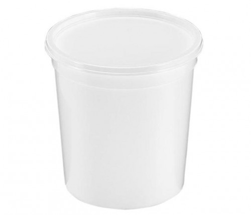 Bucket without handle - With lid 