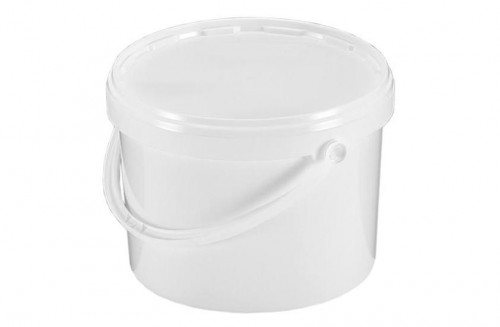 Standard bucket - with lid & plastic handle