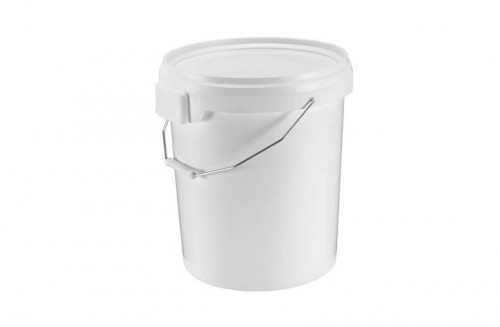 High capacity bucket - with metal handle + plastic grip