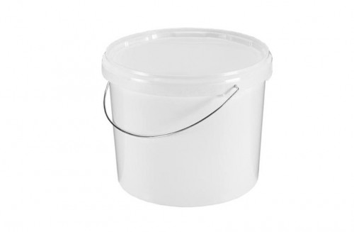 Standard bucket - with lid & metal handle