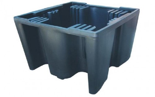 Safety collecting tub for 1 IBC