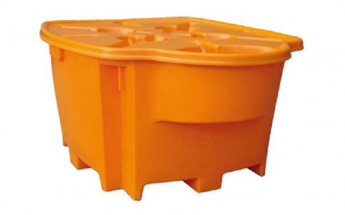 Safety collecting tub for 1 IBC