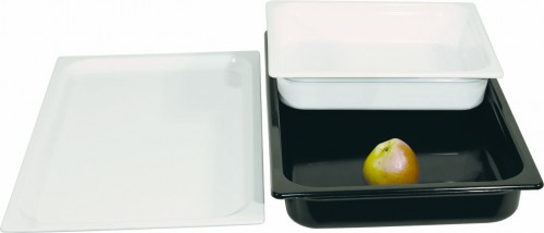 Melamine – GN Trays and Bowls/ Containers 1/3 Bowl - black